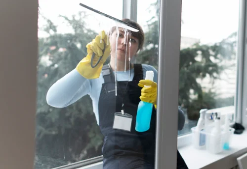 Nettoyage de vitres intérieures et extérieures à Saint-Genouph